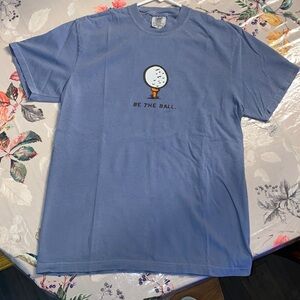 Comfort Colors Sky Blue Golf T-Shirt Men’s Medium